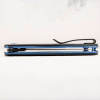 Нож WE Knife Saakshi, 20CV Black, Titanium Blue/Marble Carbon Fiber Нож WE Knife Saakshi, 20CV Black, Titanium Blue/Marble Carbon Fiber - купить в интернет-магазине Blademan